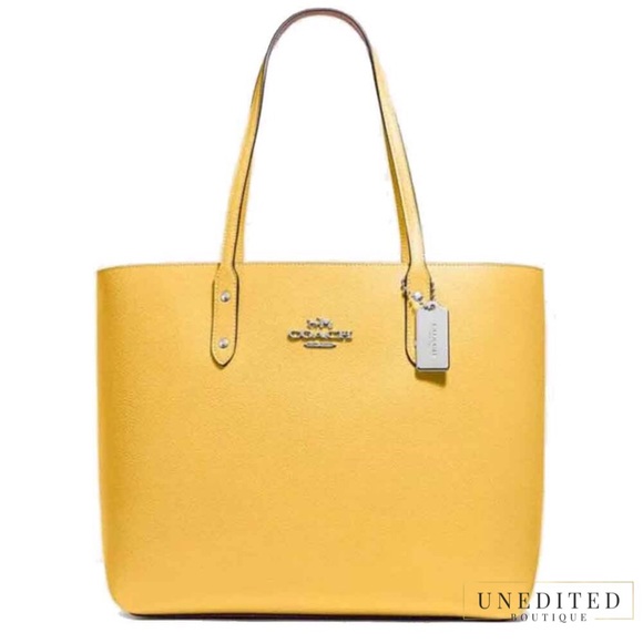 Coach Handbags - NWT- COACH Town Tote, Yellow